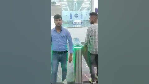 eSSL Single Lane Flap Barrier Demonstration #essl #accesscontrol #amazing