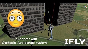 !Helicopter with Obstacle Avoidance system - Unity3D