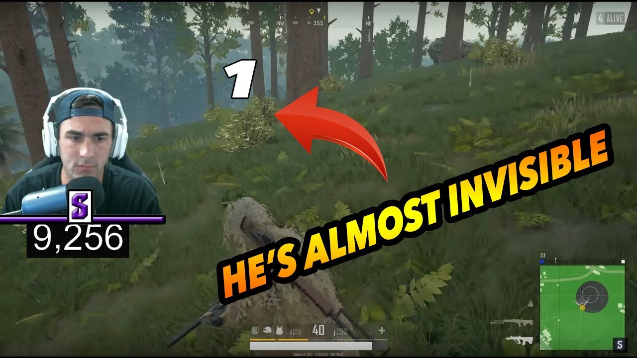 PUBG XBOX ONE X SANHOK- WHY ARE PEOPLE CAMPiNG iN BUSHES?? (FOG, RAIN, AUG, AND GHILLIE GAMEPLAY)