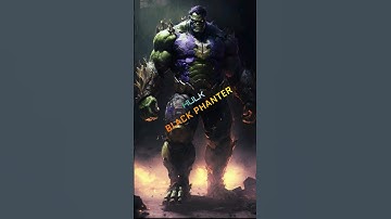 Hulk Became Black Phanter #hulksmash #hulk #ai #art