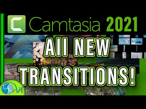 Camtasia 2021 New Visual Effects | 123 New Transitions | #Camtasia