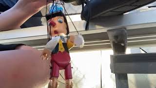 Pinocchio puppet live performance