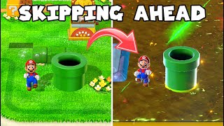 What If You Skip All Levels in Super Mario 3D World?