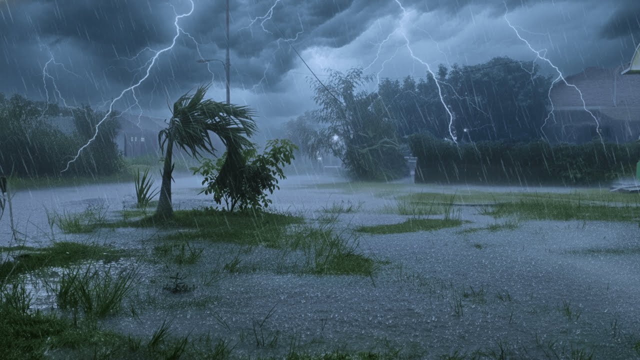 Heavy Rain & Thunder ASMR | Fall Asleep in Minutes | Deep Sleep