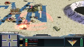 Generals Zero Hour Survival 2vs2 CXN map no money Command and Conquer