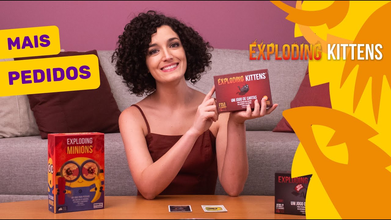 Conheça EXPLODING KITTENS | Mais Pedidos - YouTube