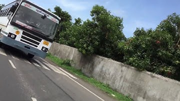 Overtake and Re- Overtake By GSRTC Bus.