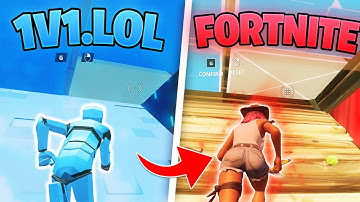 1v1.LOL vs Fortnite (Max edit speed)