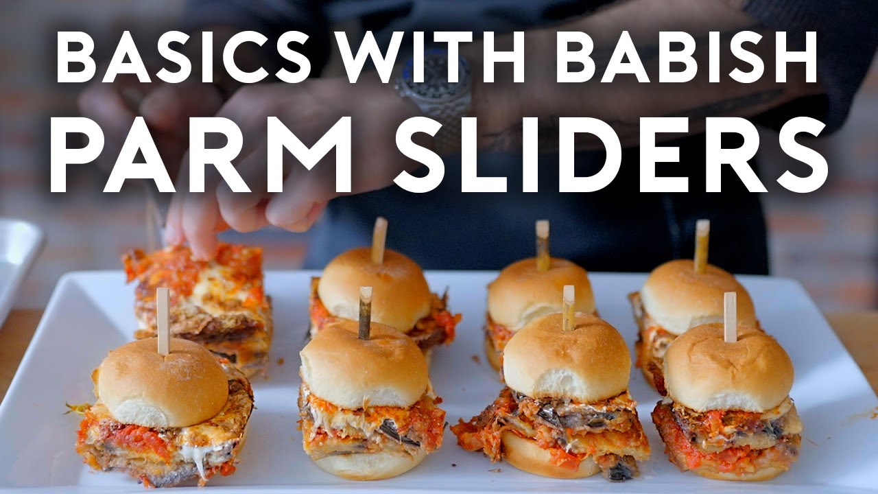 BLT, Chopped Cheese, & Parm Sliders | Basics with Babish | Babish Culinary Universe