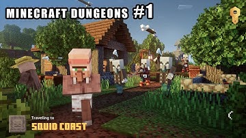 MINECRAFT DUNGEONS Gameplay Walkthrough Episode 1 [1080p 60FPS PS4 PRO] No Commentary