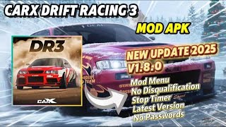 Carx Drift Racing 3 v1.8.0 Mod Apk Mod Menu No Disqualification New Update 2025 screenshot 3