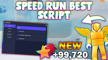 *NEW* Speed Run 4 Script (PASTEBIN 2023) (AUTOFARM, AUTO STARM, AUTO DIMENSIONS, INF JUMP, SPEED)