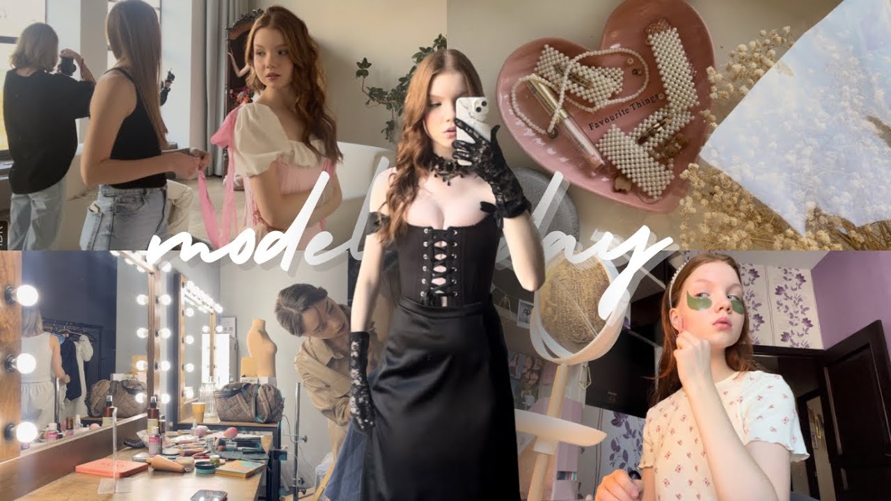 Model day🎀🧘🏼‍♀️/ my morning routine&📸 - YouTube