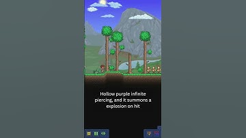 Hollow Purple, Blast class mod #terraria #devlog #tmodloader