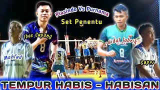 Set Penentu Bikin Hati Berdebar Kencang || Plasindo Vs Purnama