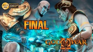 God of War 2 HD Kratos vs Zeus Final Español Gameplay PS3 1080p