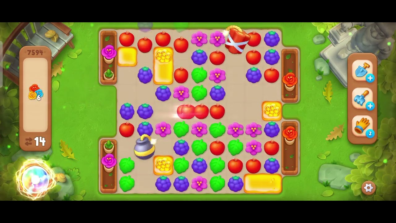 Gardenscapes level 7594...... YouTube