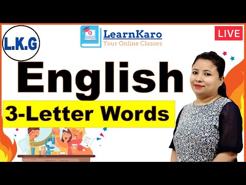 L.K.G. I English I Reading - 3 Letter Words