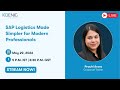 SAP Logistics Made Simpler for Modern Professionals