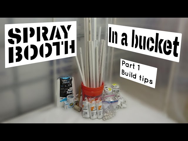 DIY Portable Spray Paint Tent 