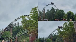 Lynet: Snappy Launch Coaster Off Ride Footage 2023 Farup Sommerland