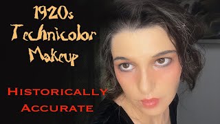 1920s Technicolor Makeup Tutorial - Bee Stung Lips and High Blush -  Historically Accurate