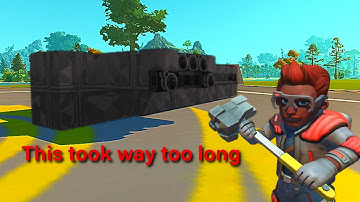 Making an AUTO Tracking Turret In Scrap Mechanic!