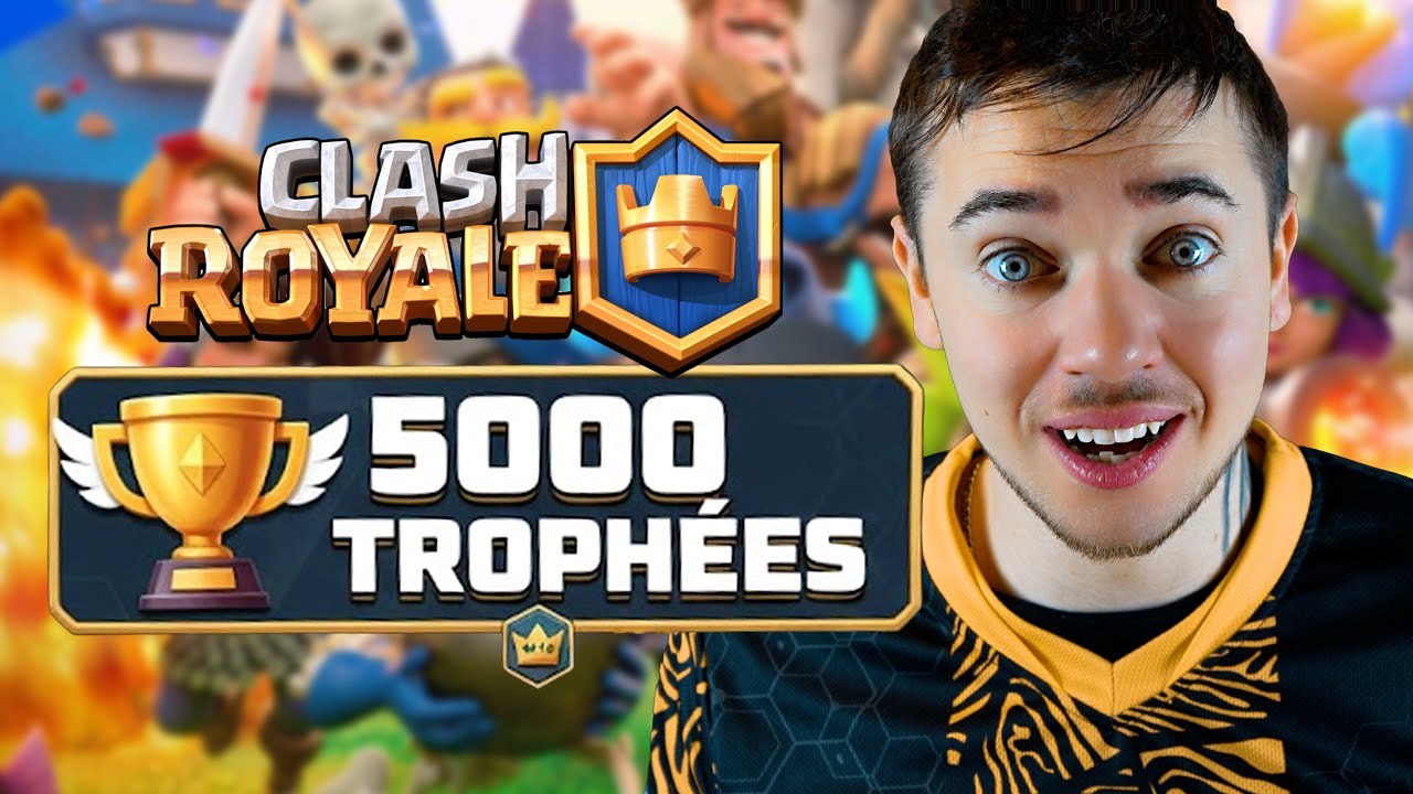 ASMR : J’AI ATTEINT 5000 TROPHÉES SUR CLASH ROYAL 