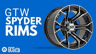 GTW Spyder Golf Cart Rims | Product Highlights | Golf Cart Garage