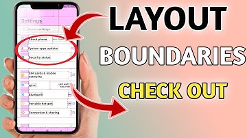 How to use show layout boundaries setting II Developer option setting #Short #Shortvideo