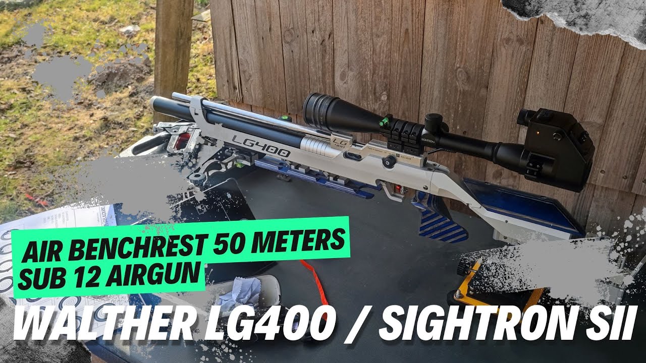 50 Meters sub 12 Walther LG400 - 10 shots Group & Full BR Card