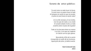 SONETO de AMOR PUBLICO