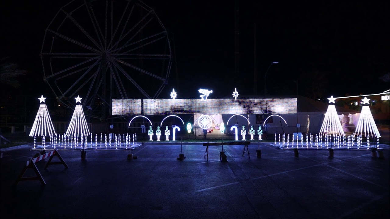 South Padre Island Texas Animated Holiday Lights 2019 YouTube