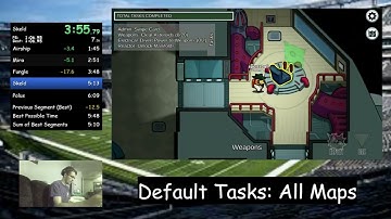 Among Us Speedrun - Default Tasks: All Maps - Keyboard - 5:41.200