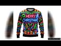 Neon Snowman Graphic Sweatshirts 2025 Merry Christmas 3D Printed Ugly Sweater For Women Clothing Sno