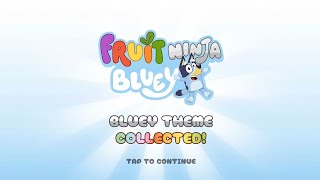 My first experience playing Fruit Ninja online (in Bluey theme)