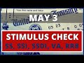 STIMULUS CHECK: Social Security, SSI, SSDI, VA, RRB IRS (Non Filers Stimulus Payment Date) 05/03