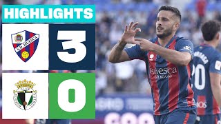 Resumen de SD Huesca vs Burgos CF (3-0)