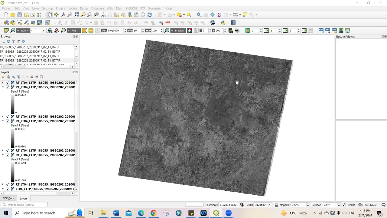 Satellite Image Classification for Land Use and Land Cover (LULC) Using QGIS