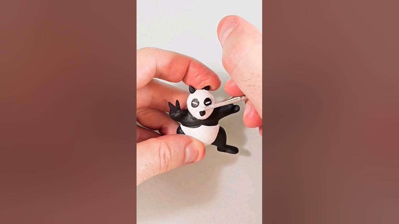 Stylo design tombant panda