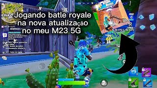 COMO ESTÁ O DESEMPENHO DO M23 5G?🎮📱NOVA ATUALIZAÇÃO DO FORTNITE!🔥🎮