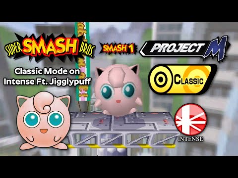 Super Smash Bros. 1 Classic Mode Intense Ft. Jigglypuff (Crazy Hand Cleared)