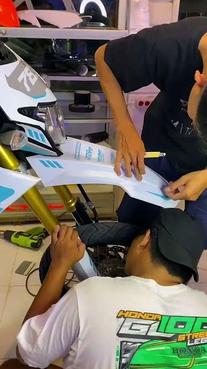 Decal crf 150l tosca putih