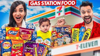 EATING Only GAS STATION FOOD FOR 24 HOURS!! 🤮