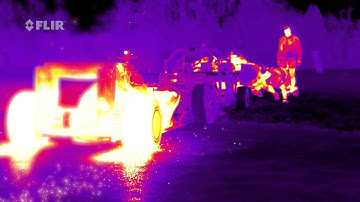 Red Bull Racing vs Bath Rugby in FLIR Thermal!