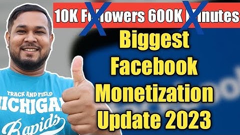 Facebook monetization update 2023 | Facebook monetization 2023 | Facebook new update | Diptanu Shil