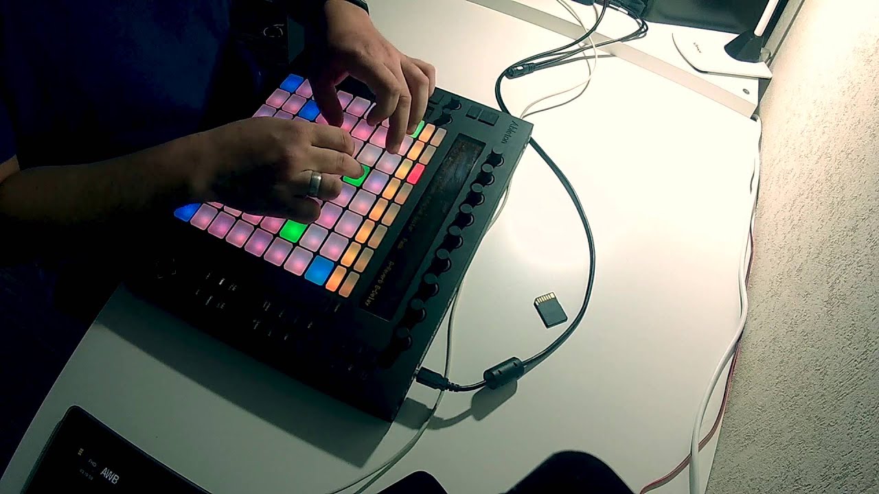 Ableton push live jam - DORAMONE.com - YouTube