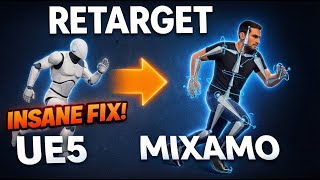 Retargeting From Mannequin UE5 to Mixamo Characters