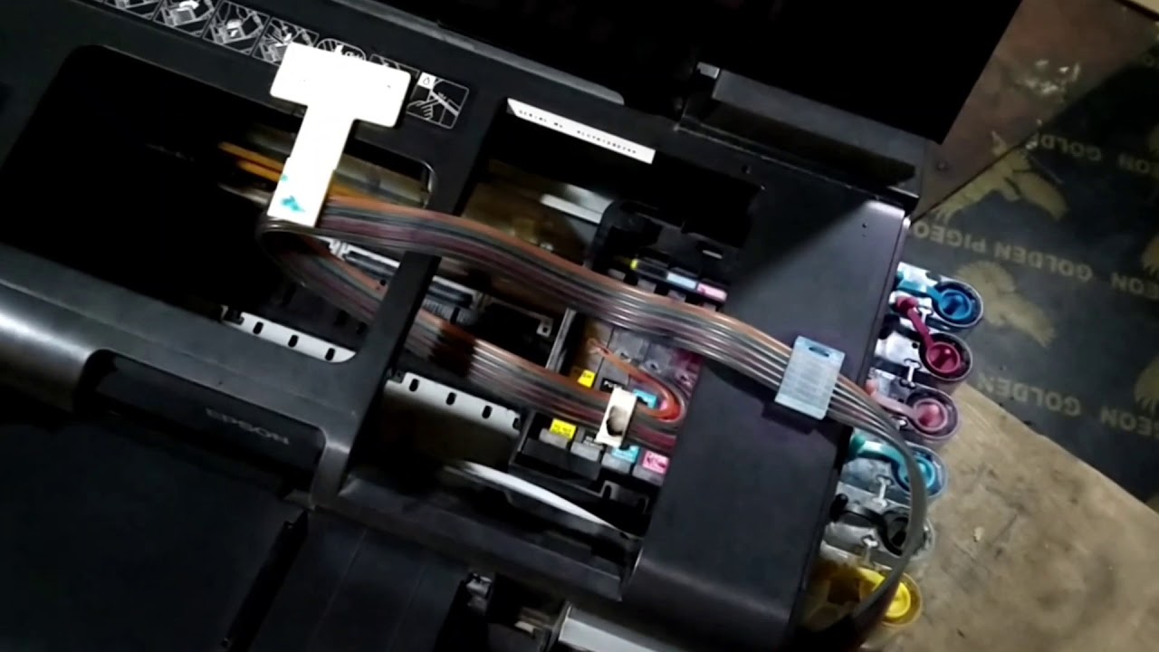 Machine Printer Epson T60 Jam Paper - YouTube