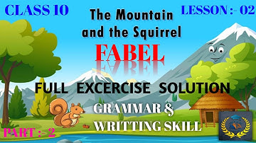 Class 10 Fable Question Answer | Fabel By Ralph Waldo Emerson | Class 10 | The Way Of Education